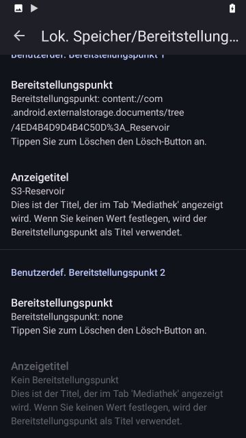Bereitstellungspunkt benannt