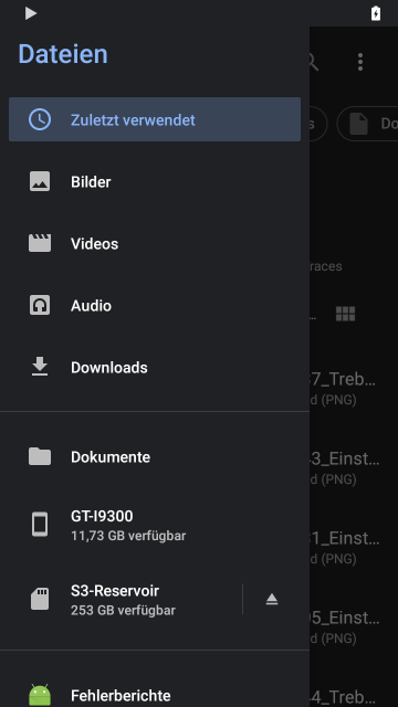 SD-Karte in System eingebunden