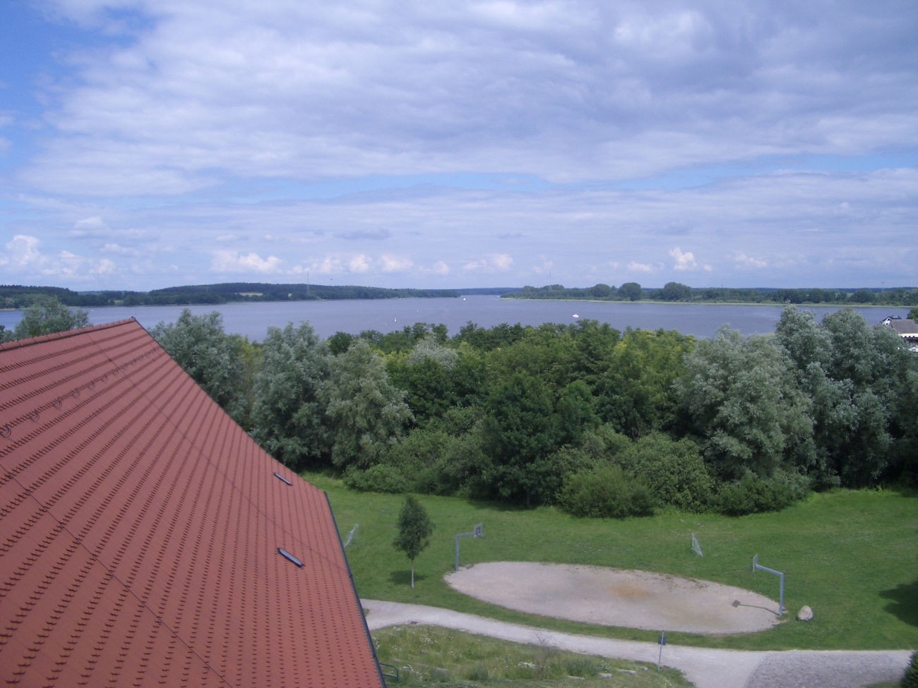 Blick vom Turm der Burg Wesenberg