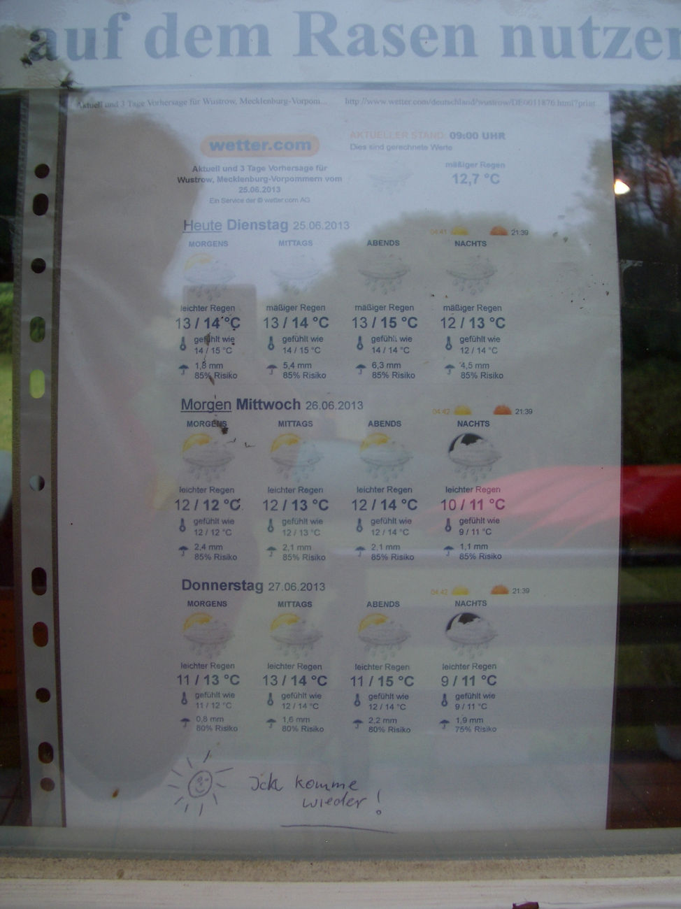 Regenvorhersage