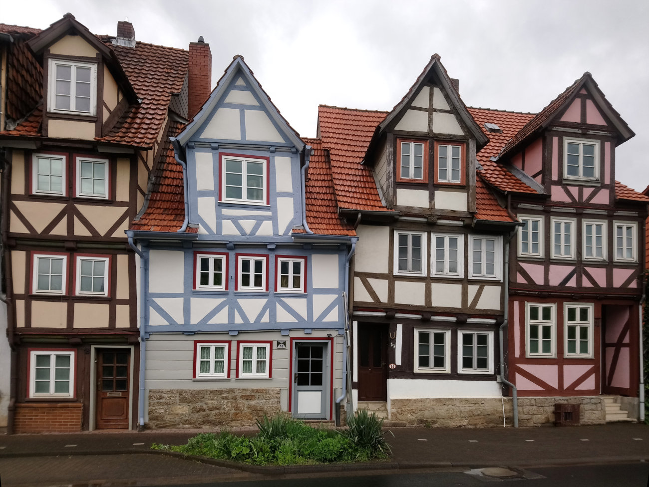 kleine Fachwerkhäuser