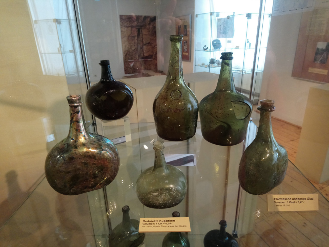 Glasflaschensammlung