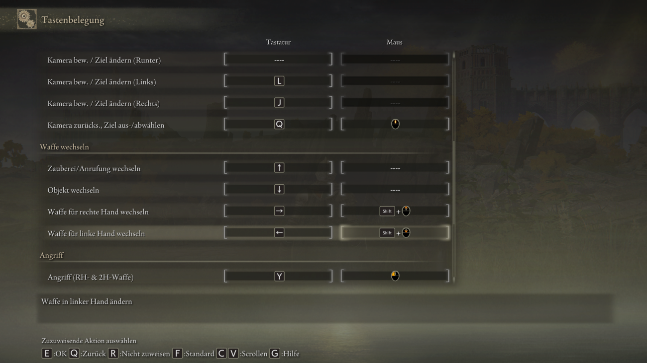 EldenRing-Tastenbelegung