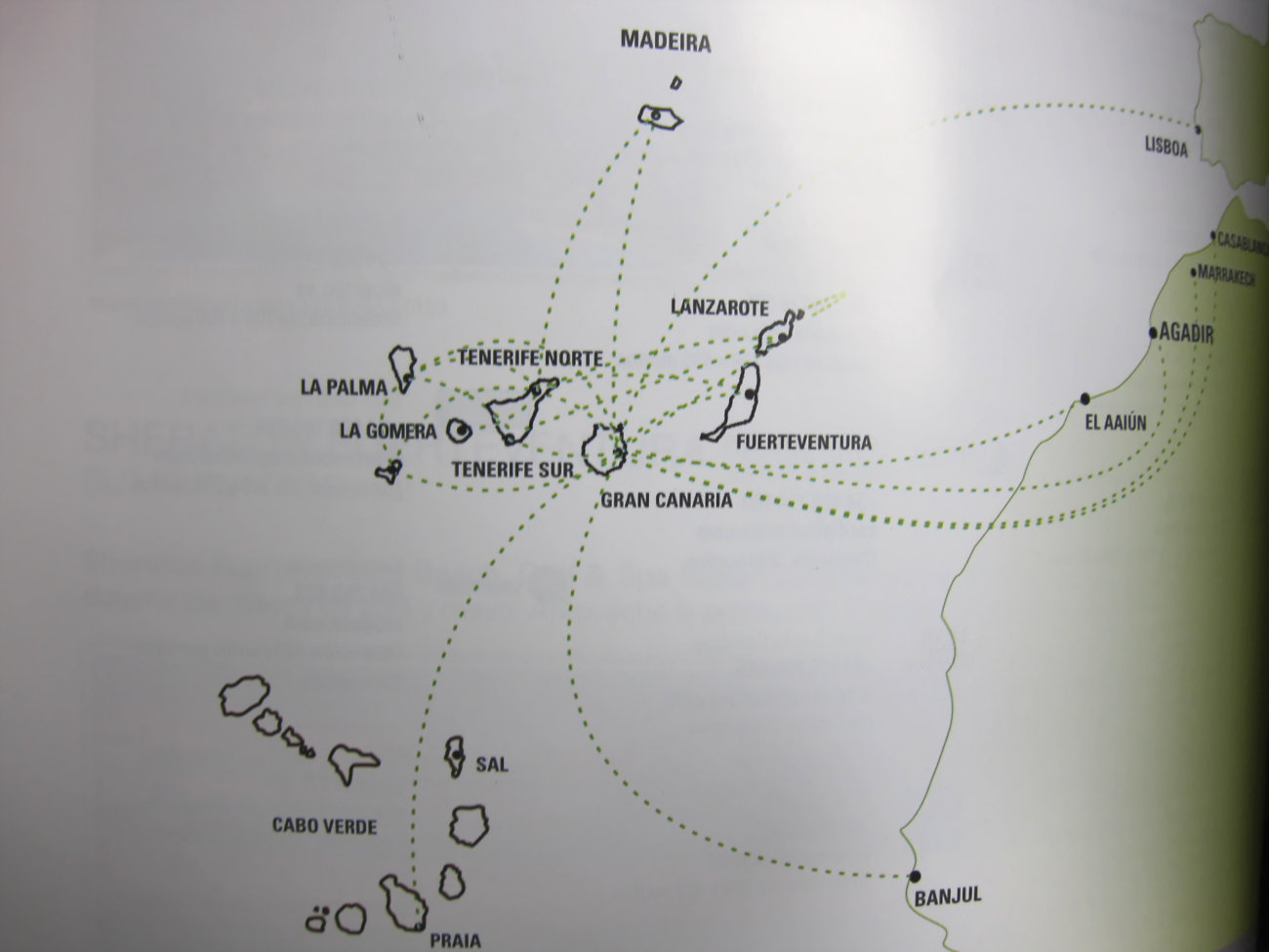 Liniennetz von Binter