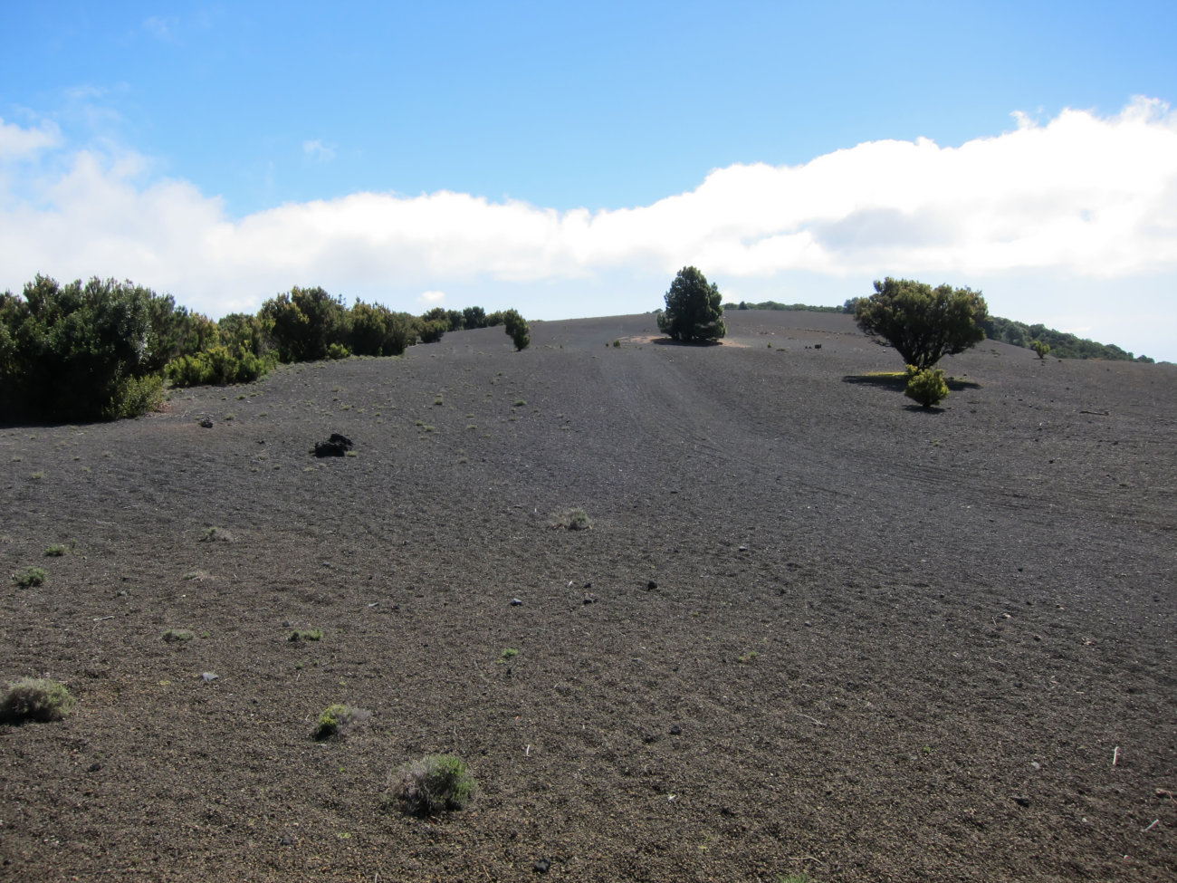 vulkanischer Auswurf