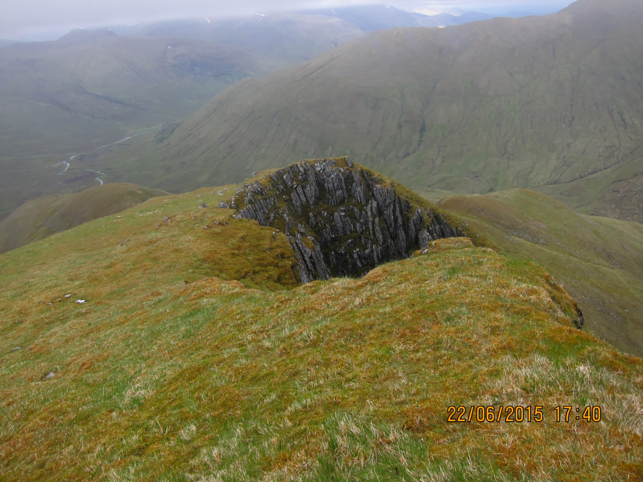 vor Abstieg vom Ciste Dhubh