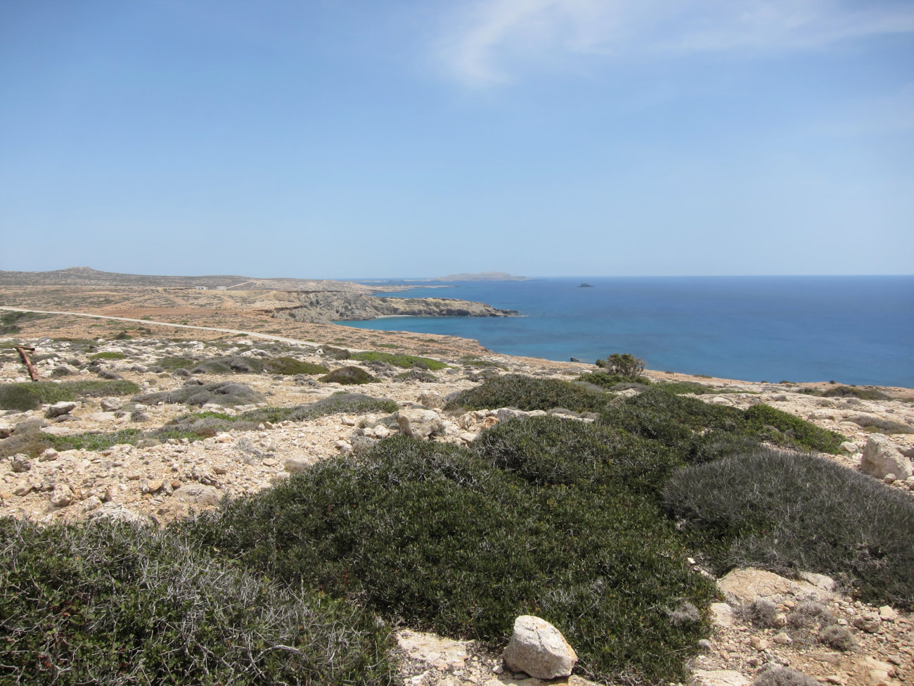 Blick zurück nach Osten