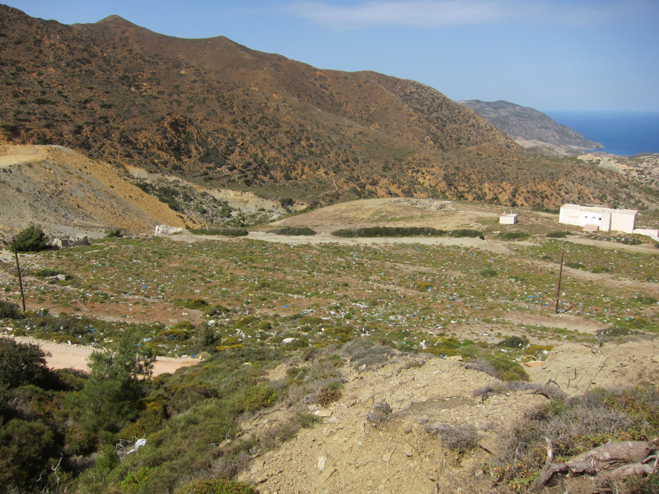 lustige Wimpel wehen im Wind