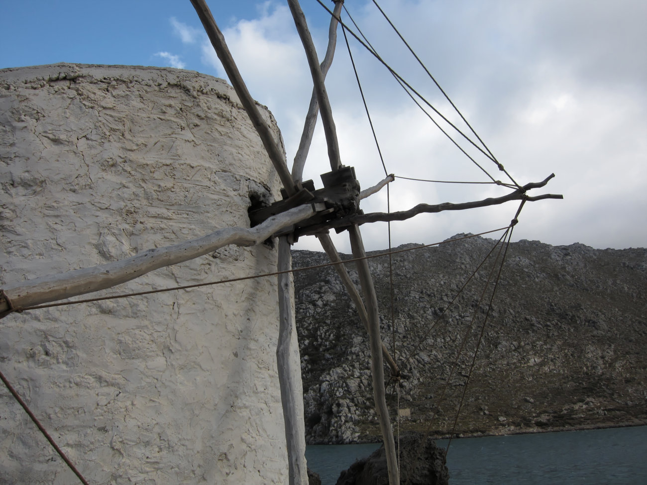 Bespannung Windmühle