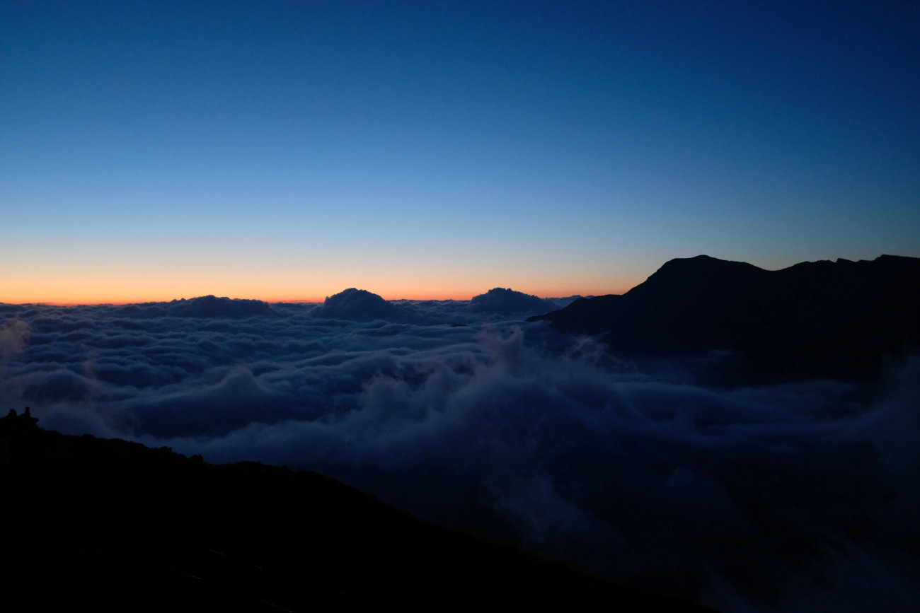 Sonnenaufgang am Colle del Baracun