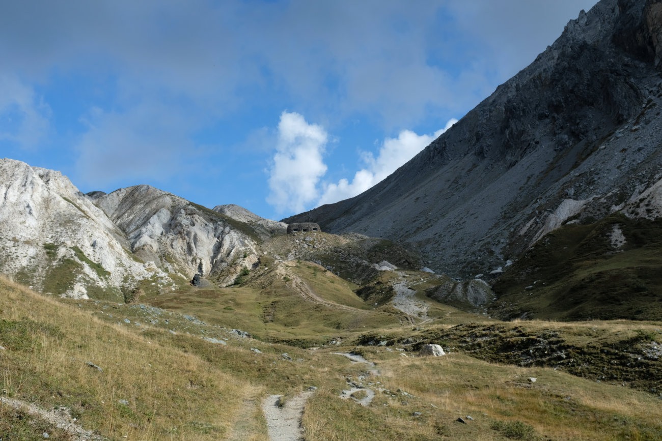 Stellung am Passo della Gardetta