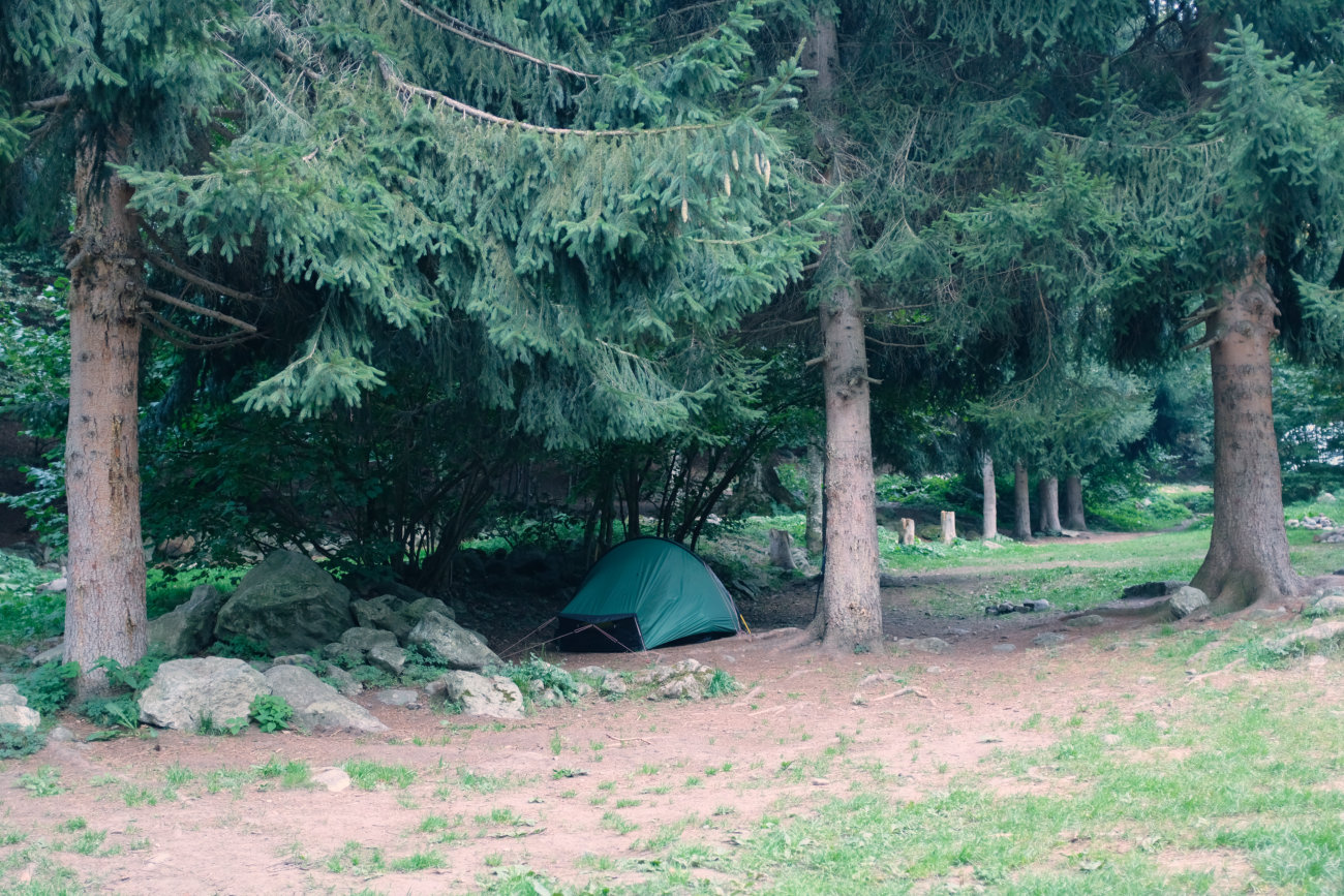 Zelt auf Campeggio Sotto il Faggio