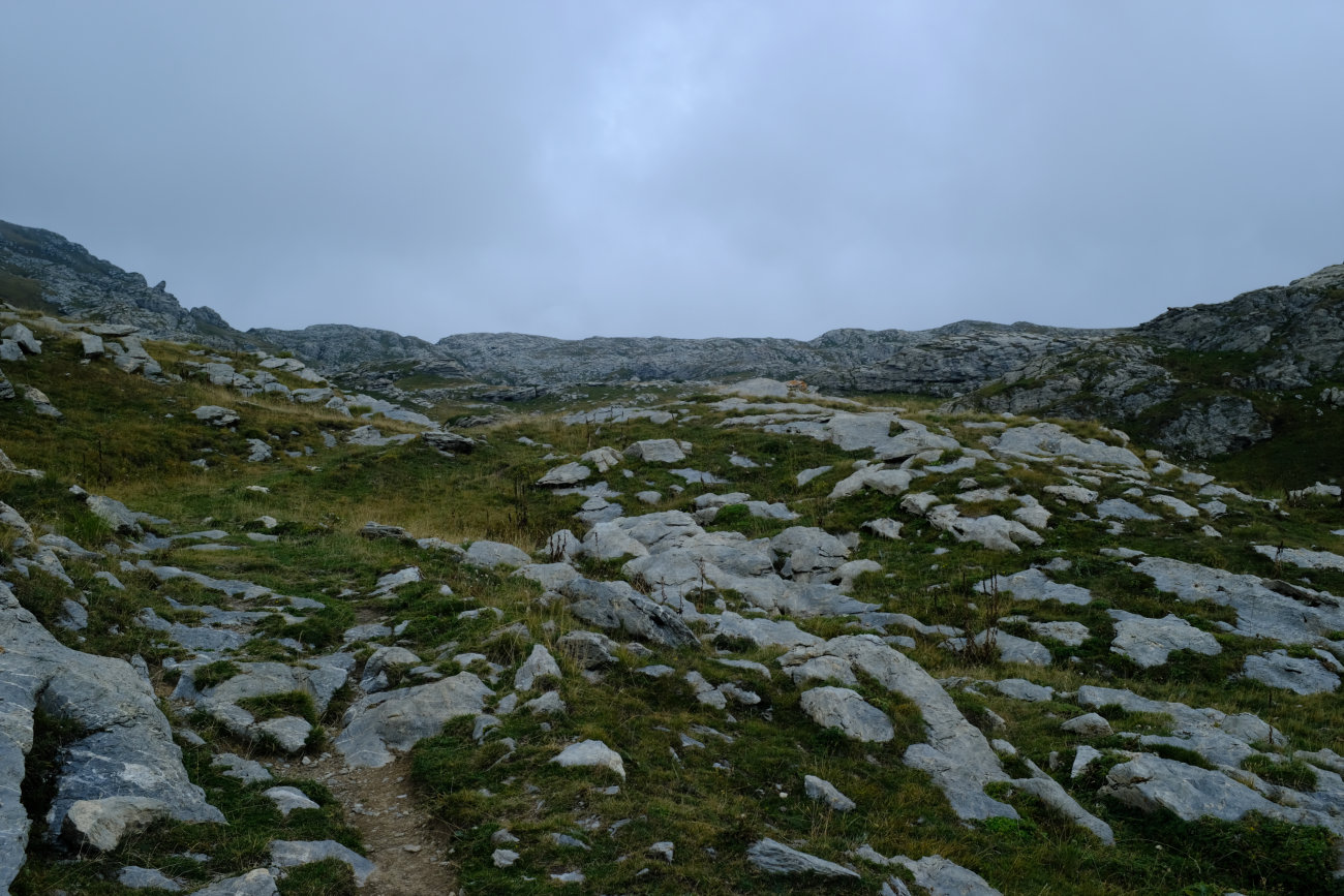 Weg in Karstlandschaft