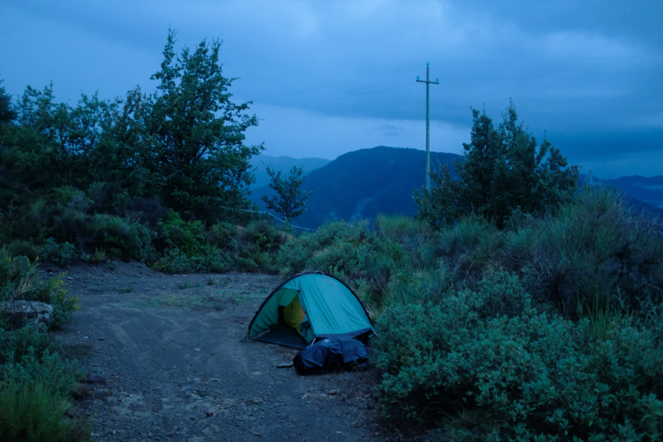 Zelt am Cima Tramontina