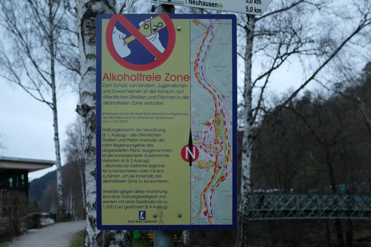 Alkoholfreie Zone