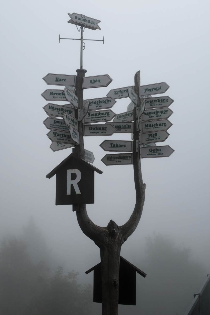 Inselberg Wegweiser