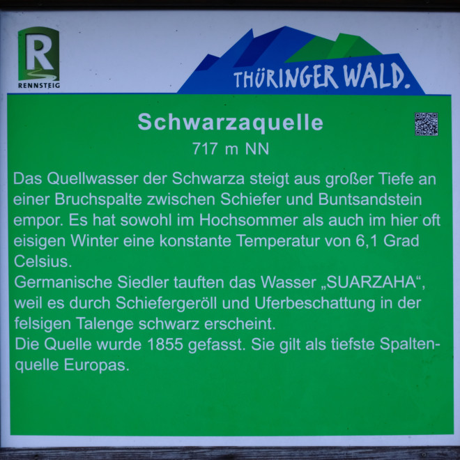 Tafel Schwarzaquelle