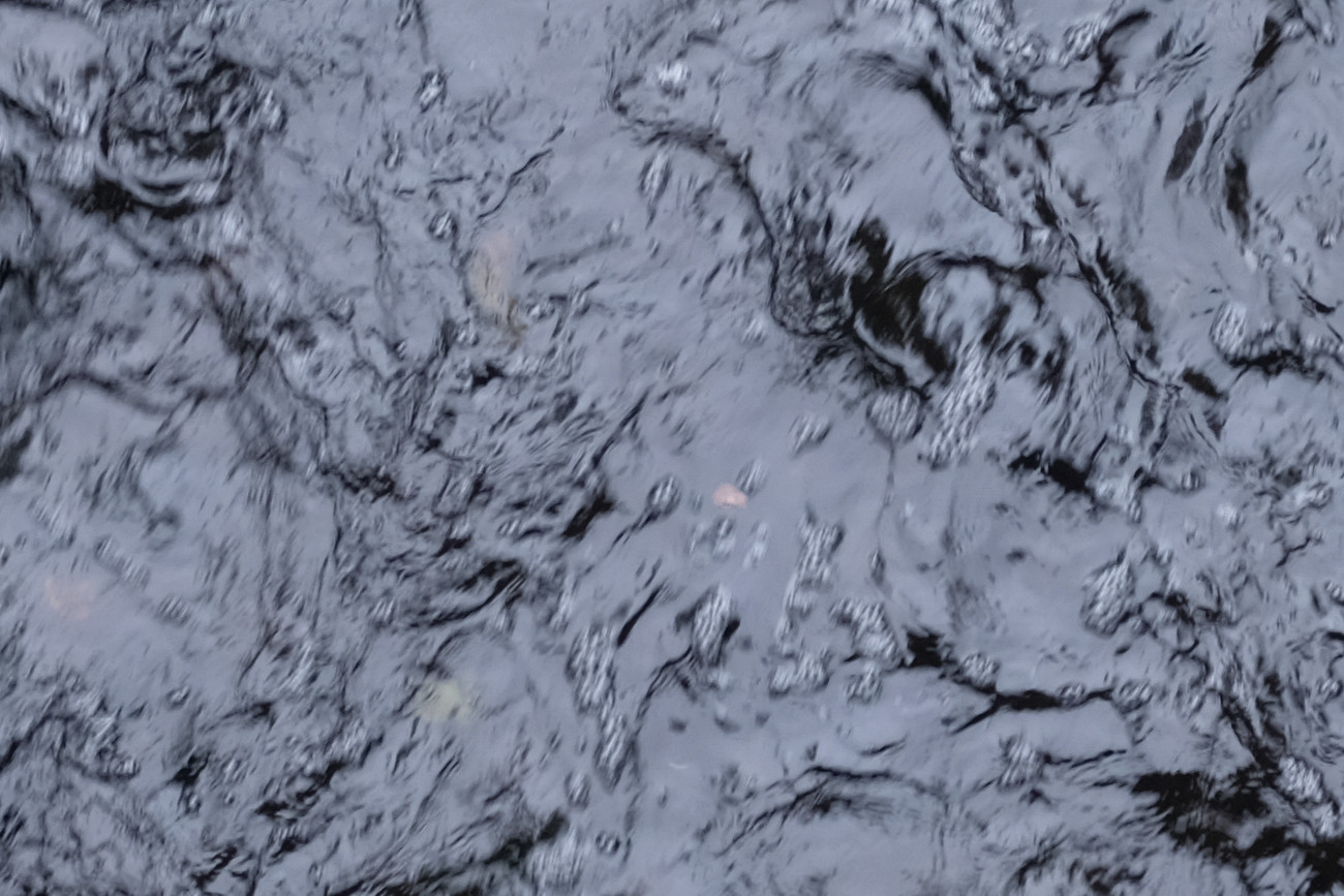 Stein ist eingetaucht