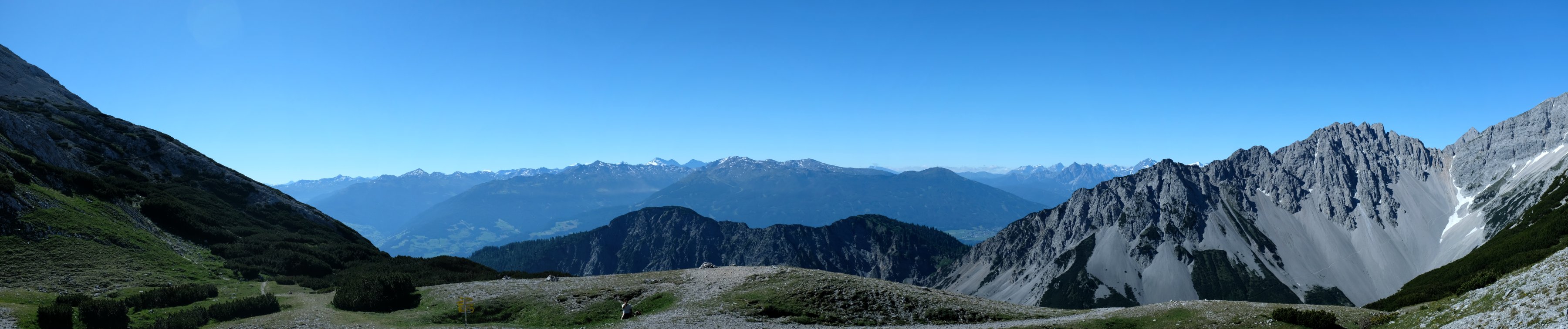 Lafatscher Joch Panorama