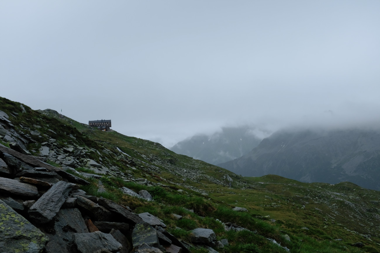 Rückblick zur Olpererhütte