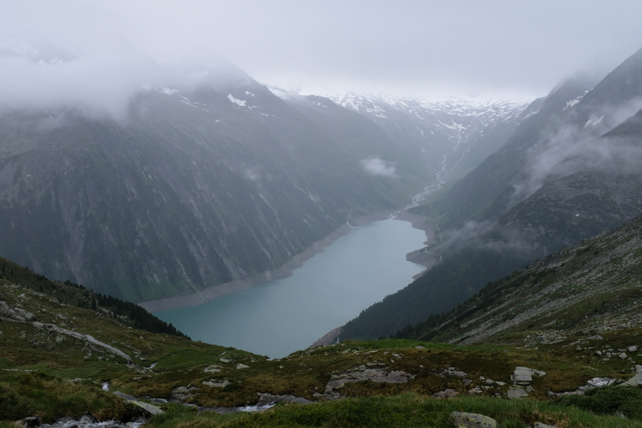 Schlegeisspeicher morgens