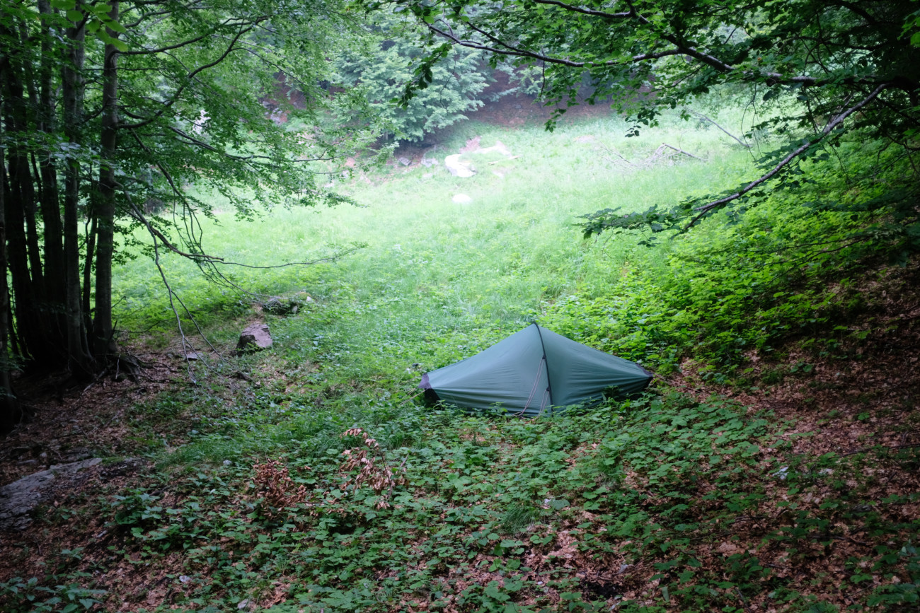 Zelt Schiara-Umgehung