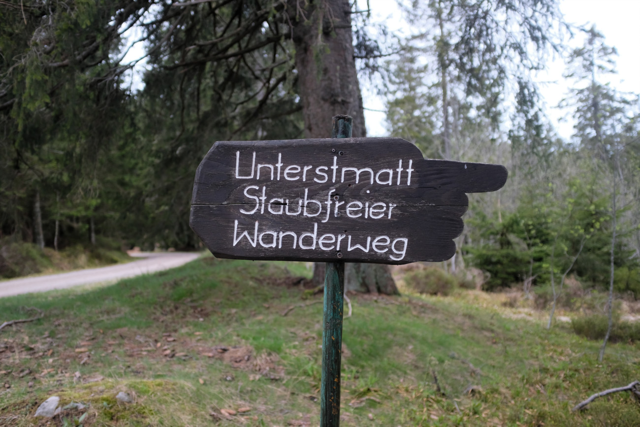 staubfreier Wanderweg