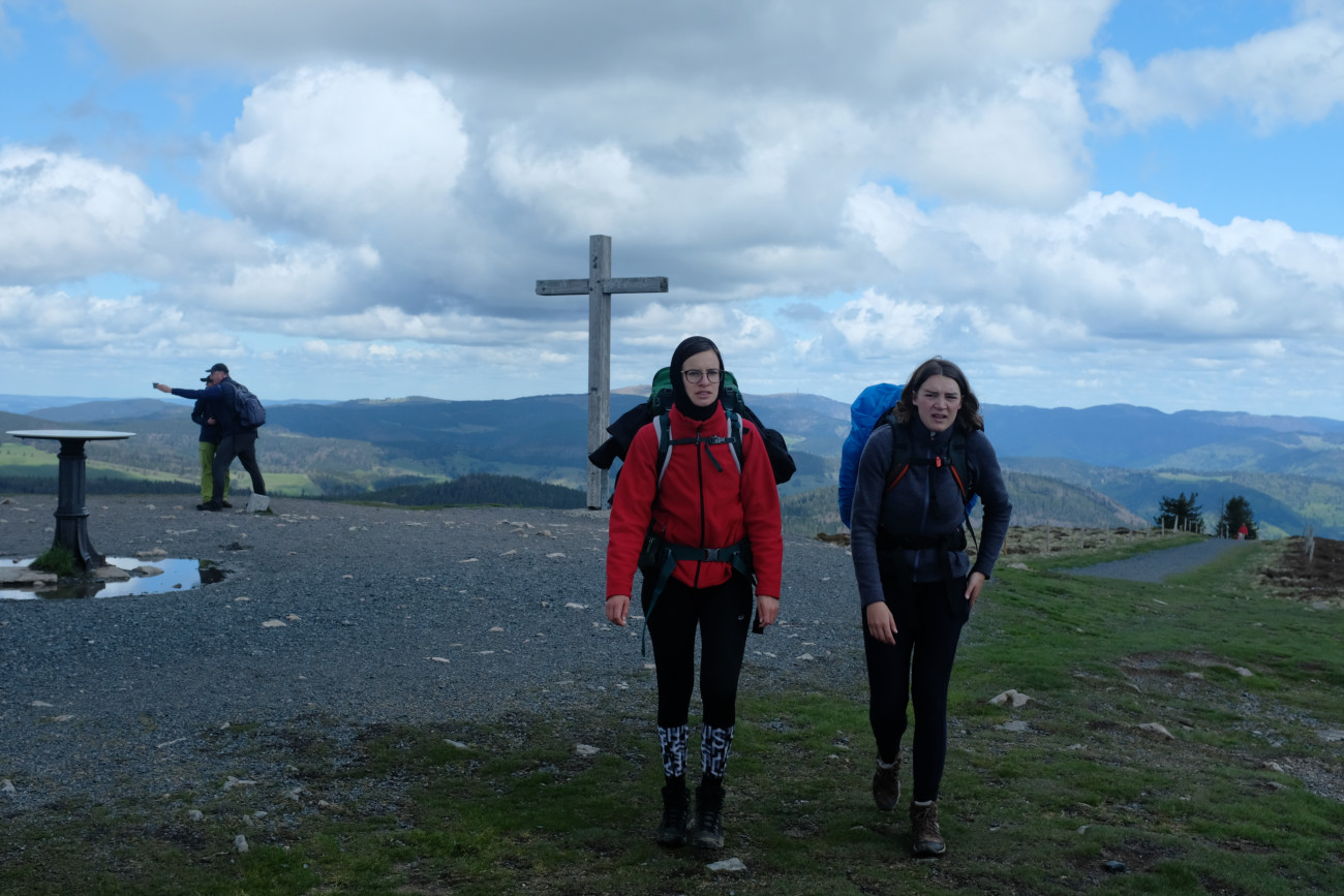 Ankunft auf dem Belchen