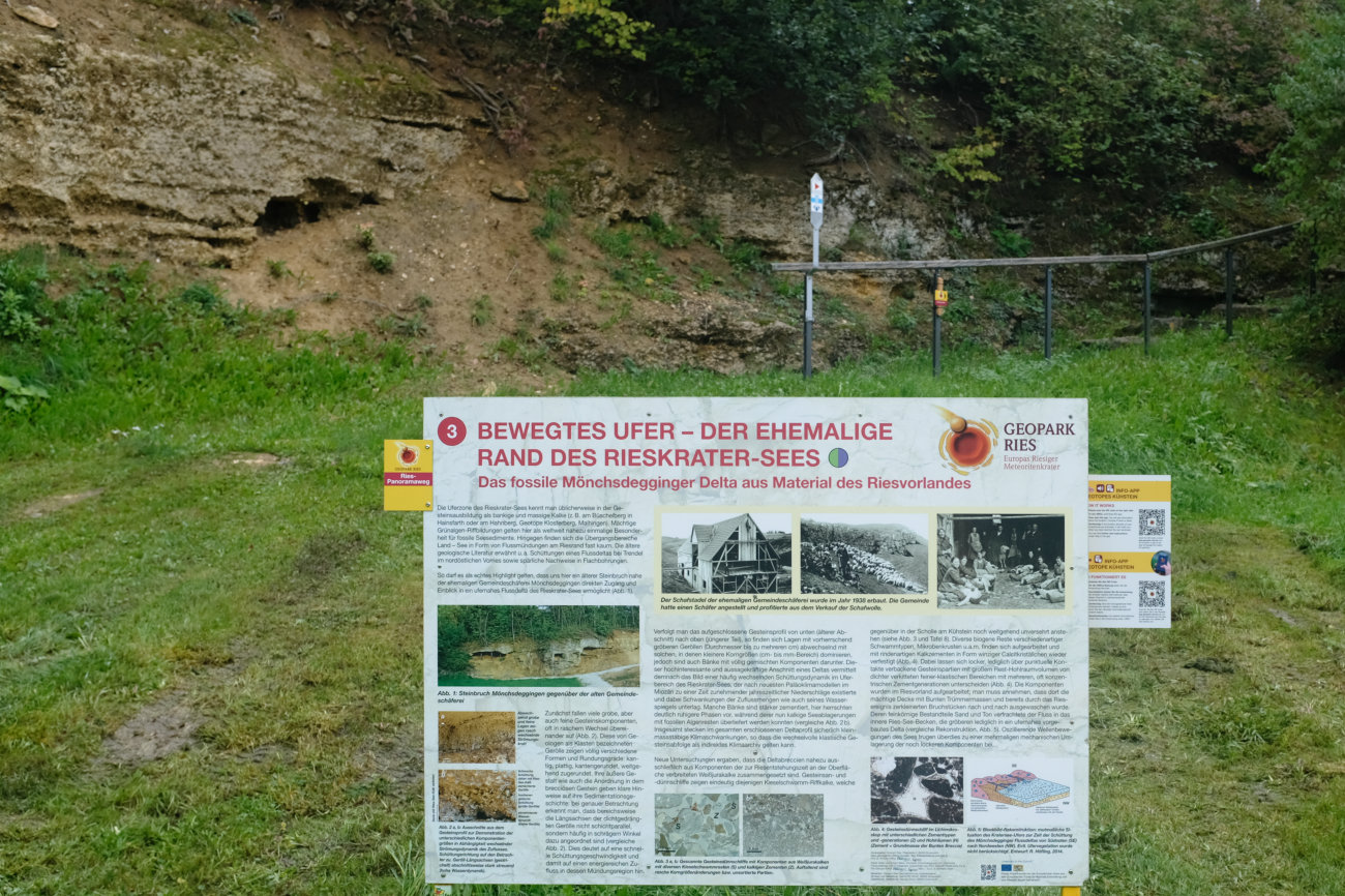 Tafel zum Rieskratersee