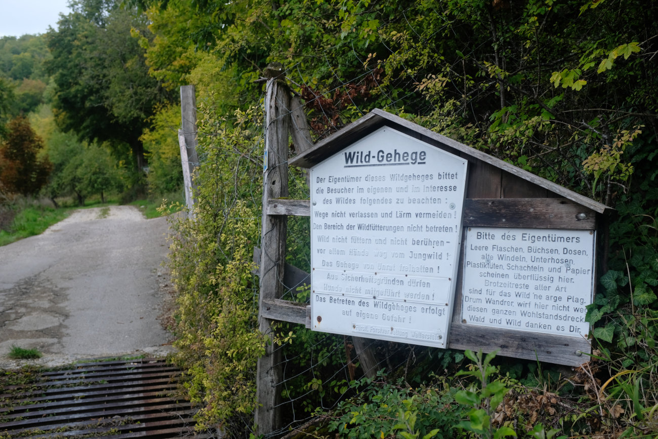 Wildgehege-Eingang