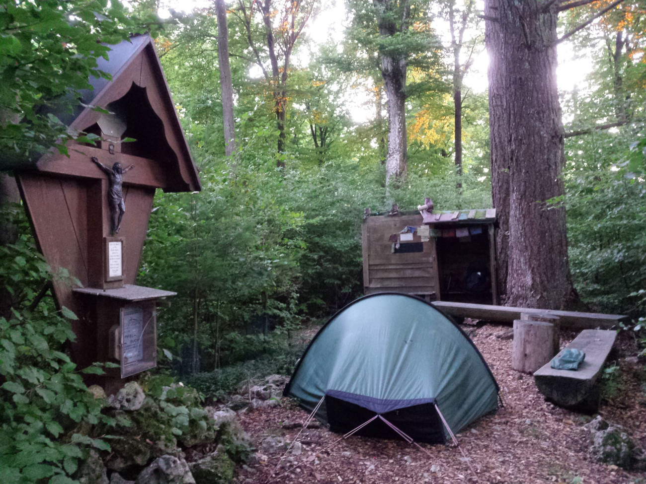 Zelt am Wöllerstein