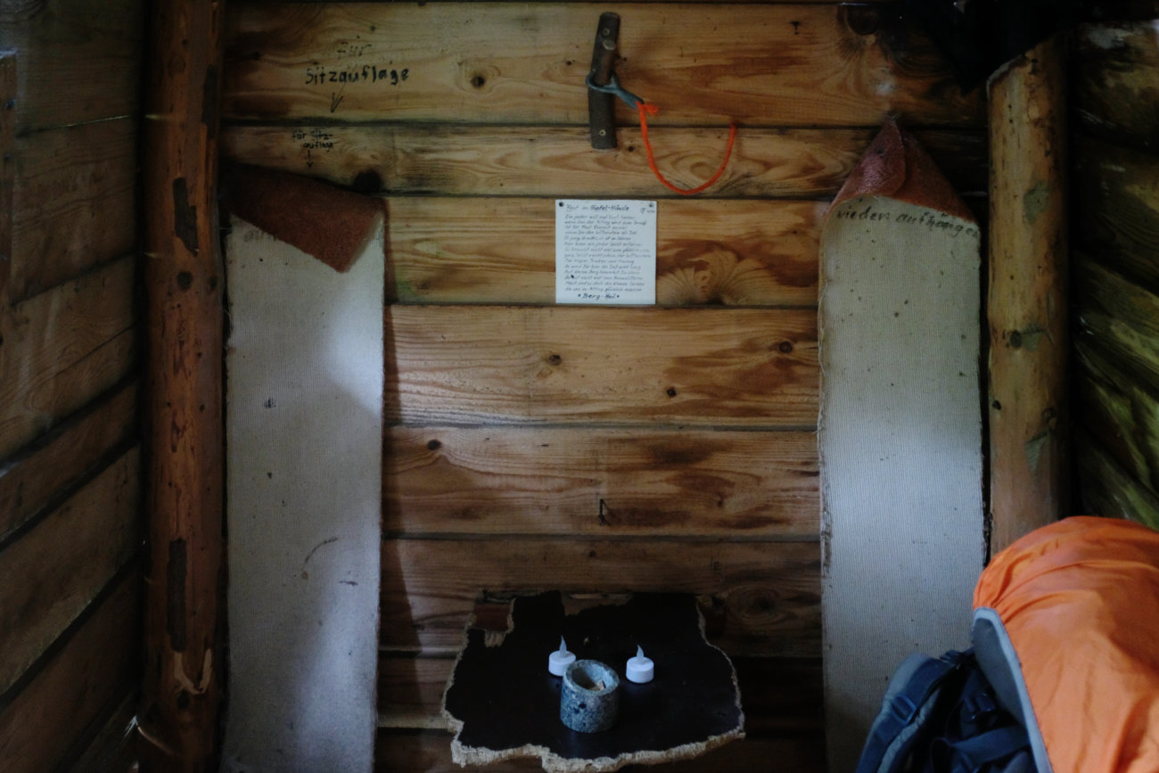 Hütte auf dem Wöllerstein