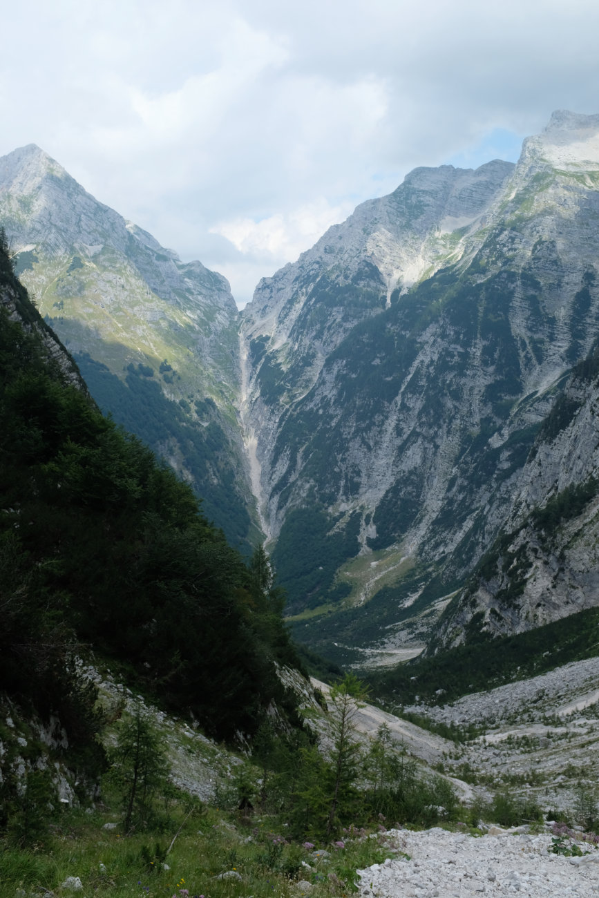 Talschluß in den Julischen Alpen