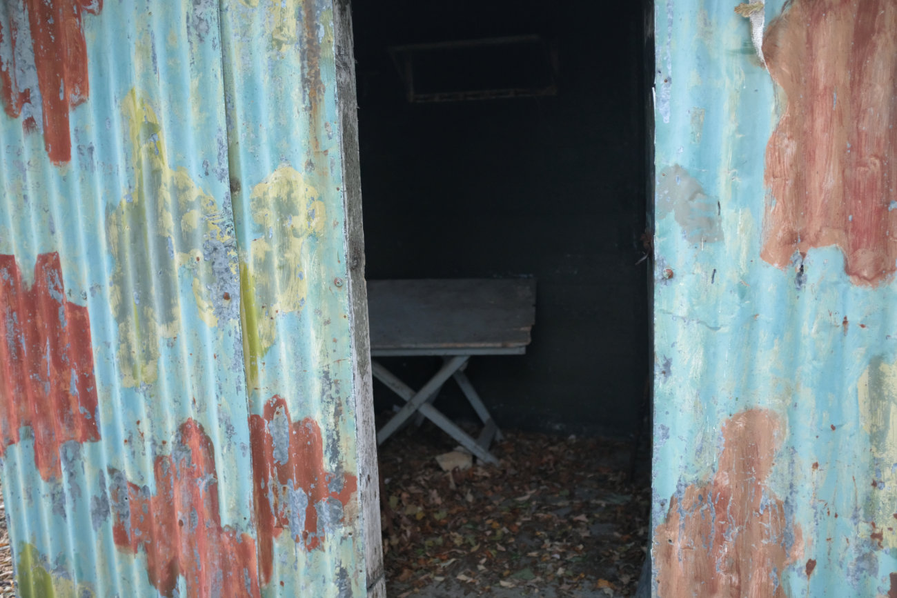 Eingang Schutzhütte