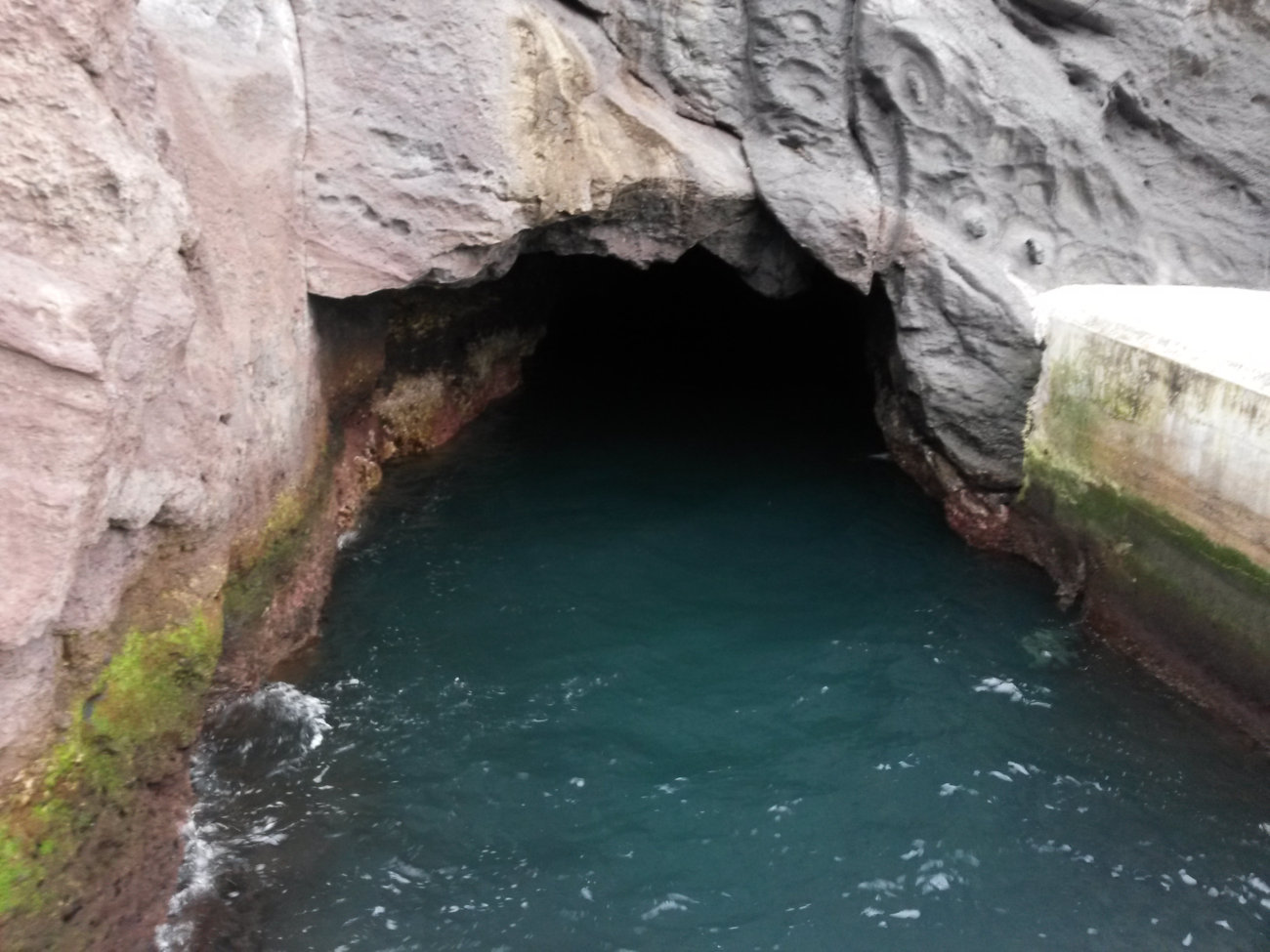 unterirdischer Hafen in Topo