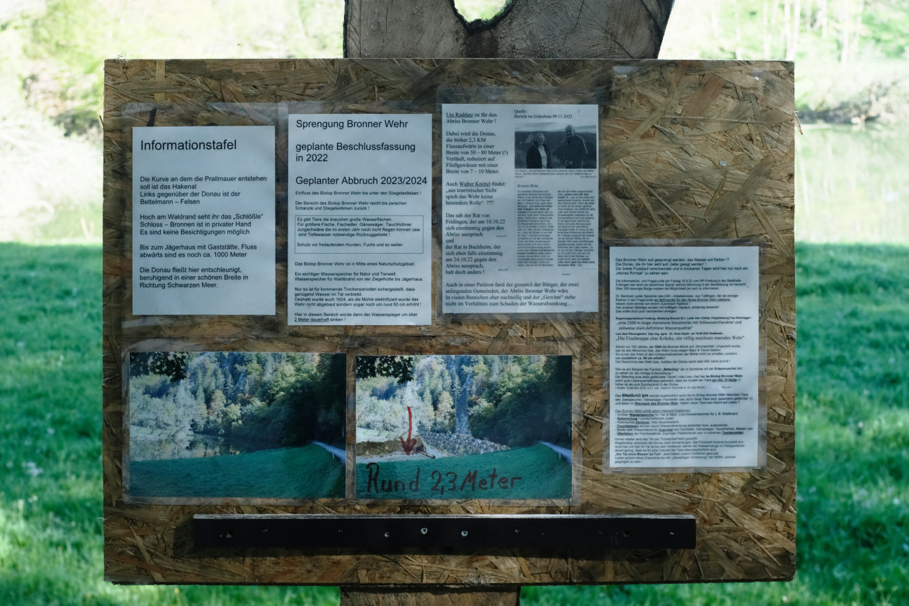 Infotafel Bronner Wehr