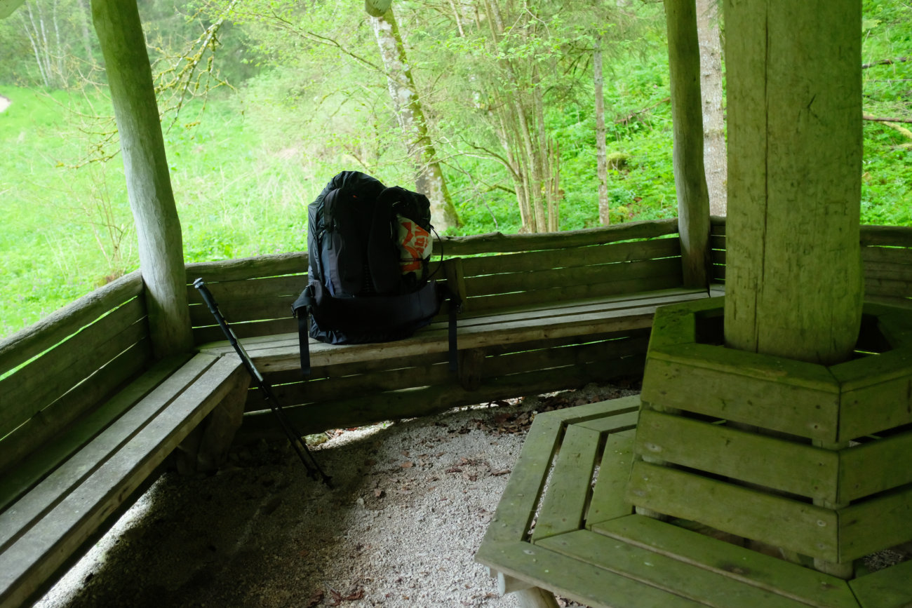 Hütte im Tiefental innen