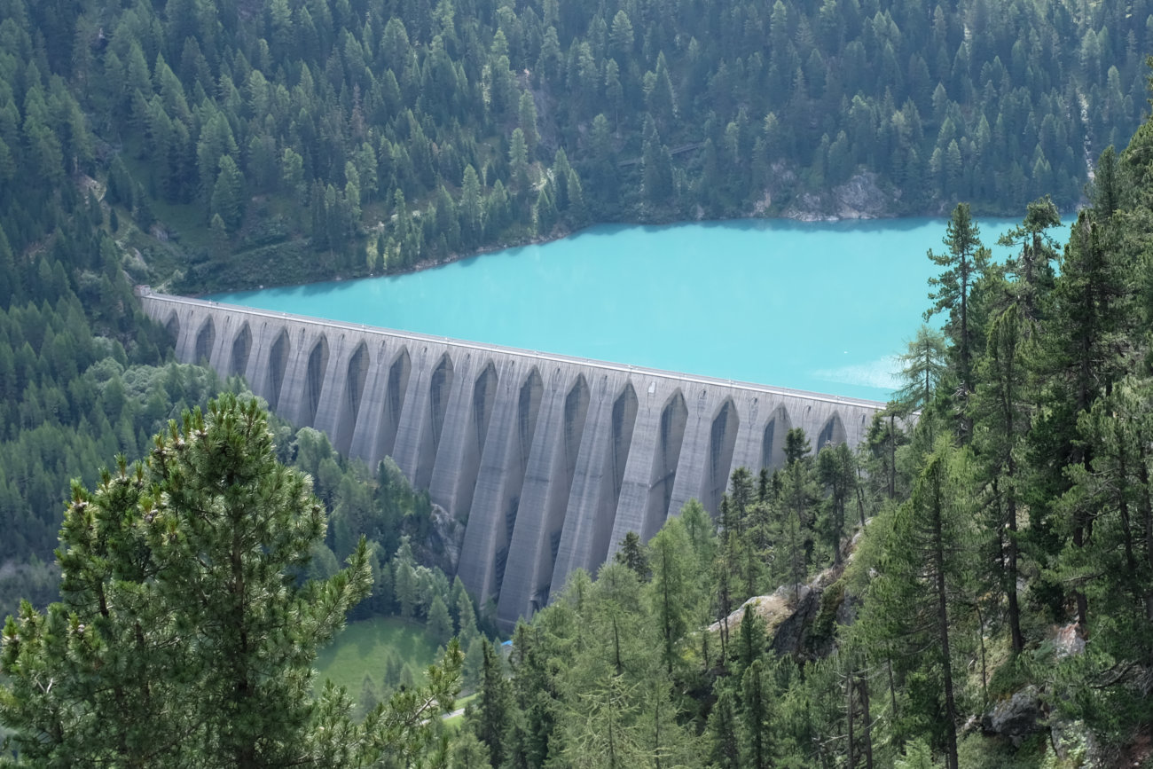 Zufritt-See Staumauer