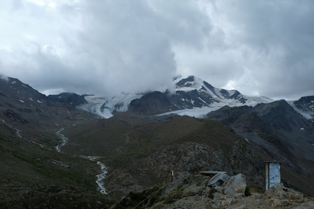 Aufstieg zum Gletscher