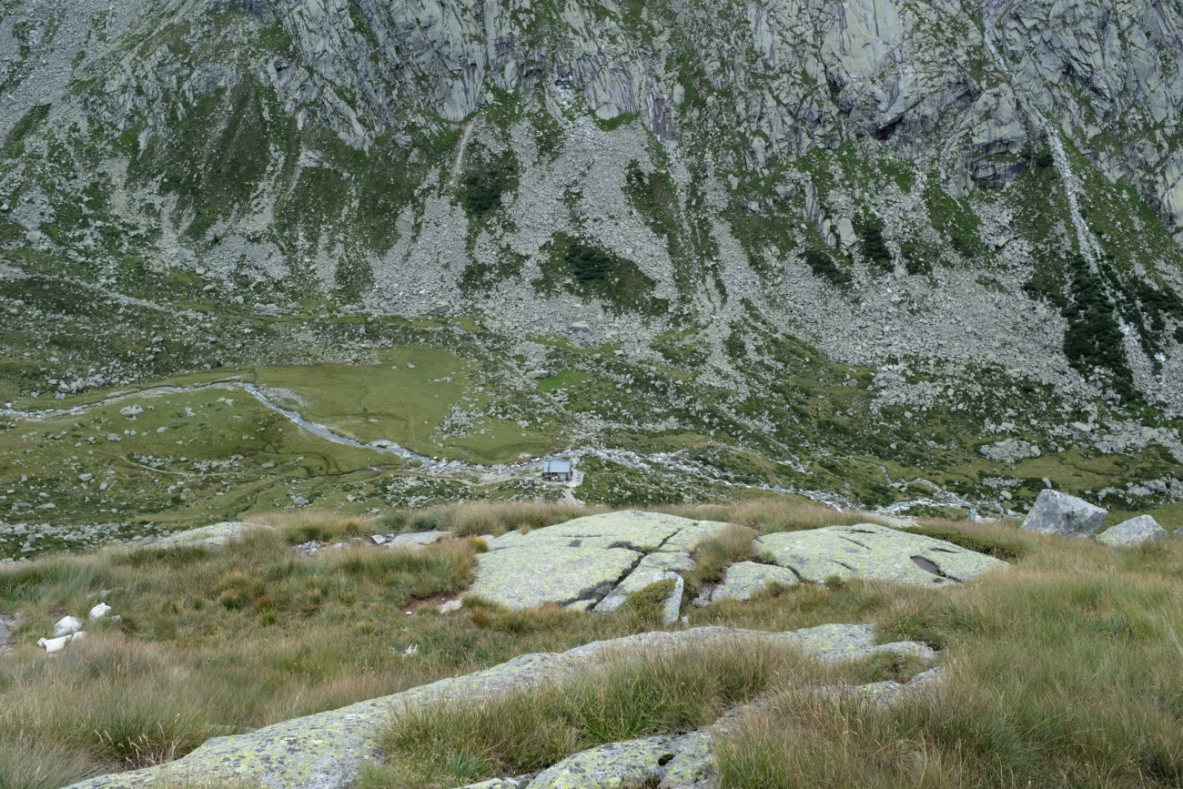 Rifugio Prudenzini im Tal