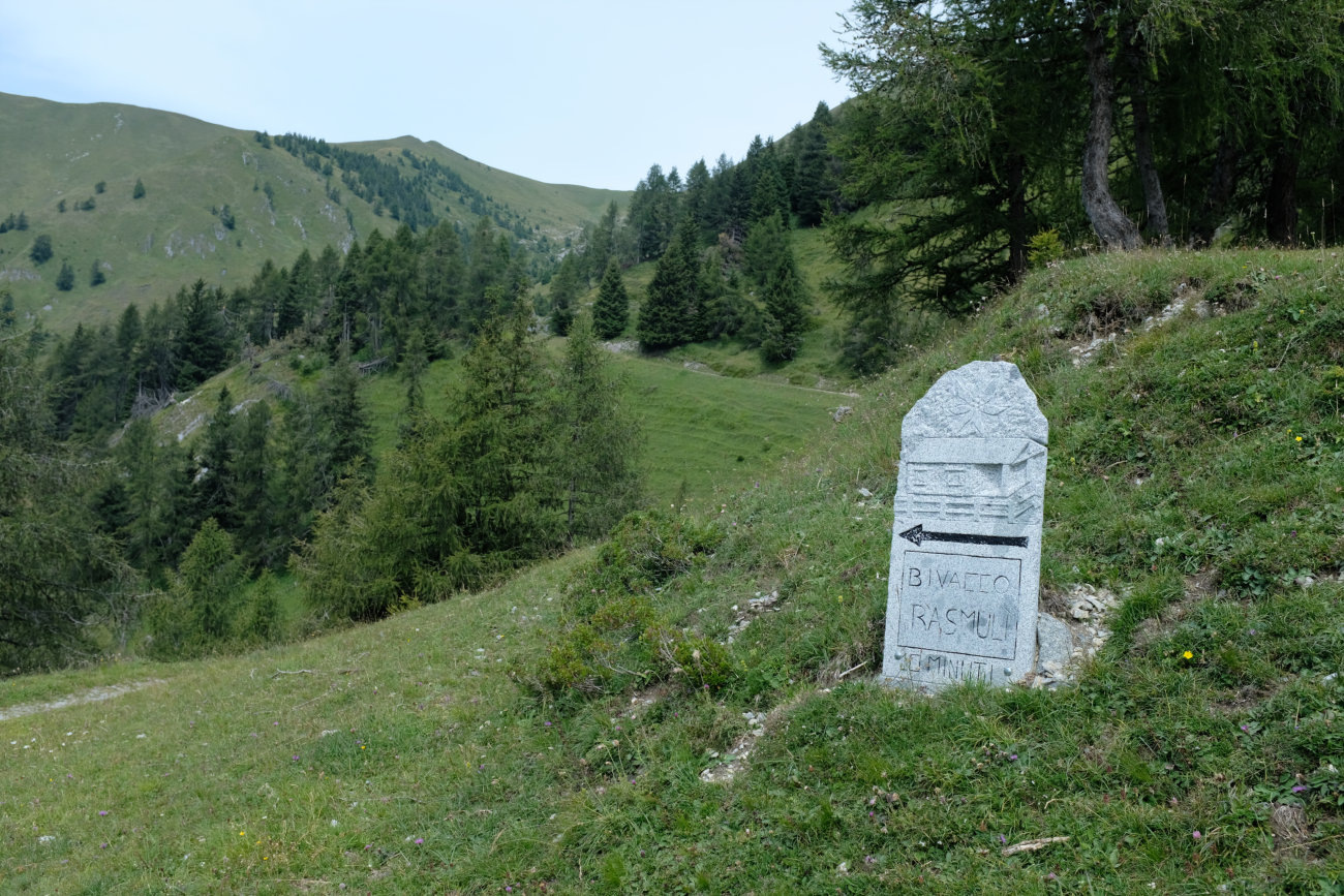 Abzweig Bivacco Rasmuli