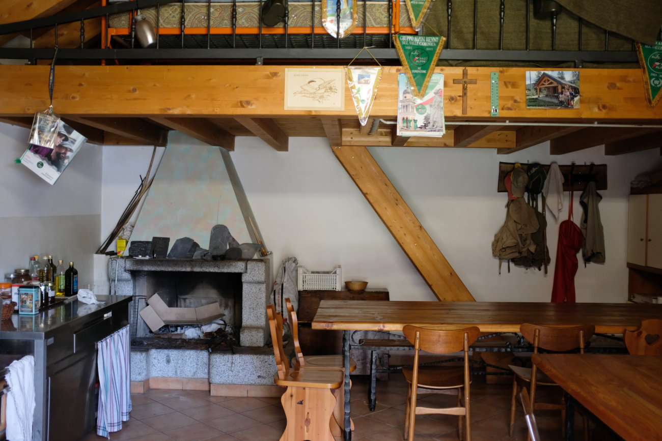 Biwak Valdaione innen