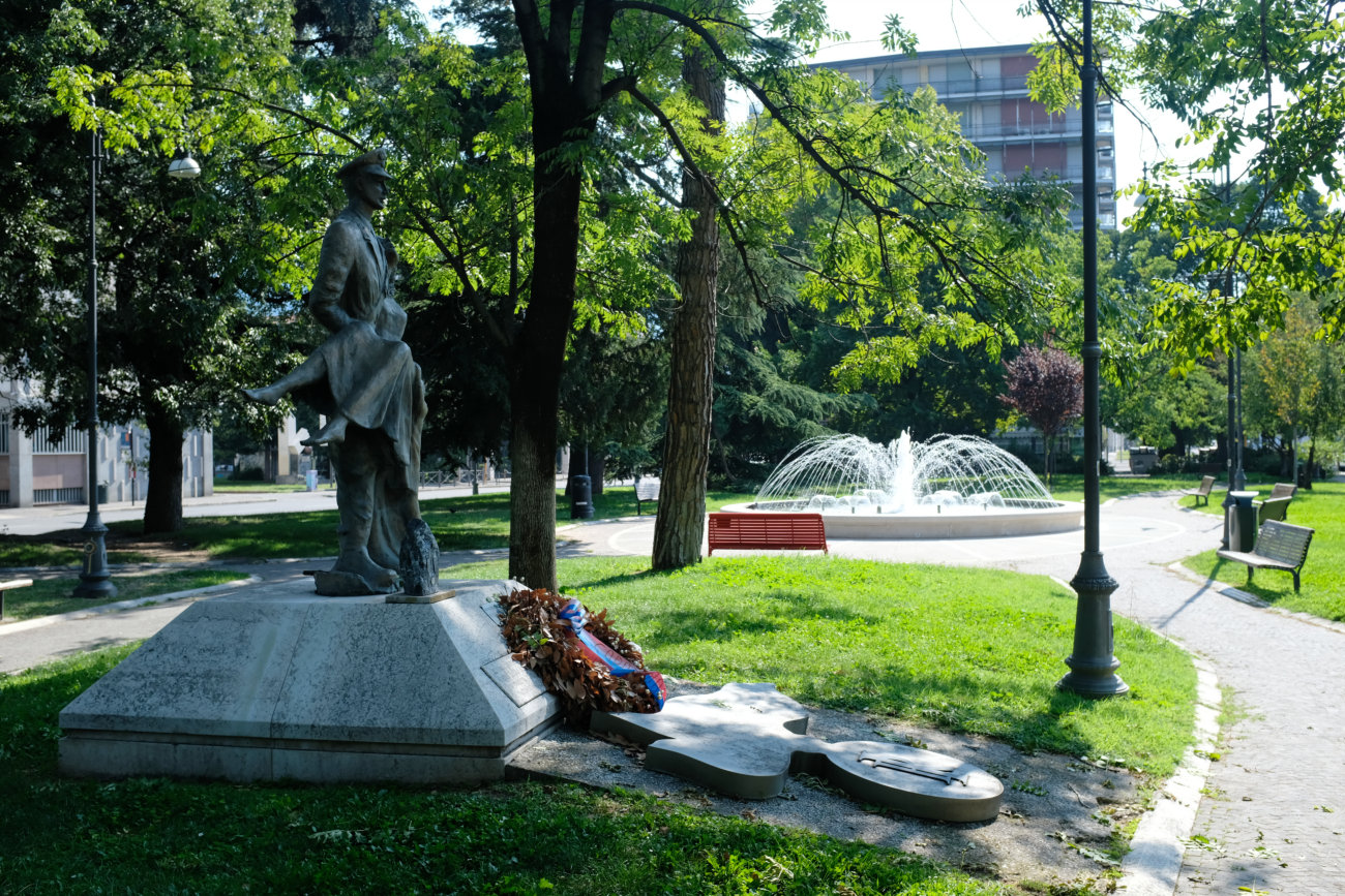Brescia, Park am Bahnhof