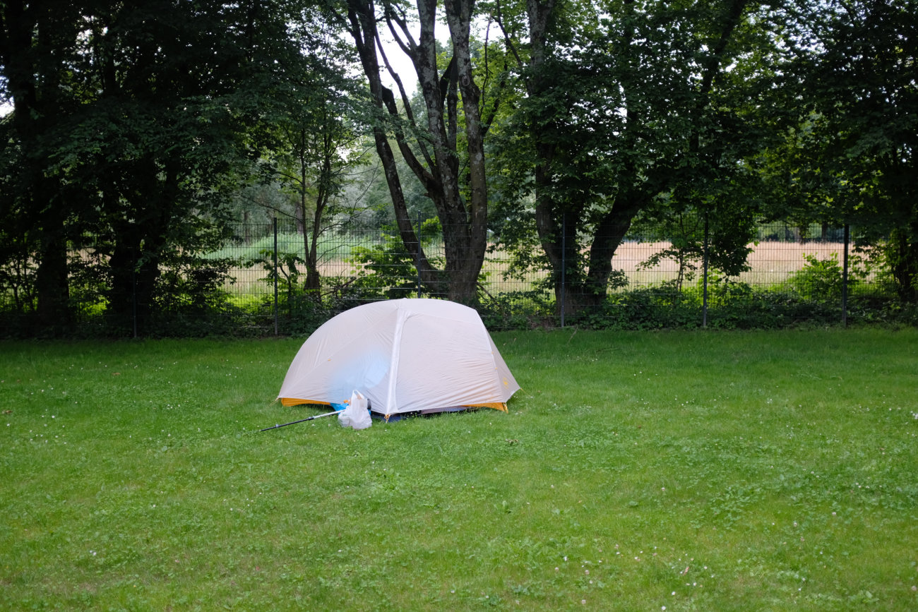 Zelt auf Lindau Camping