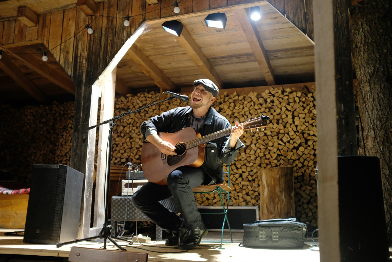 Matt Boroff in der Bregenzer Hütte