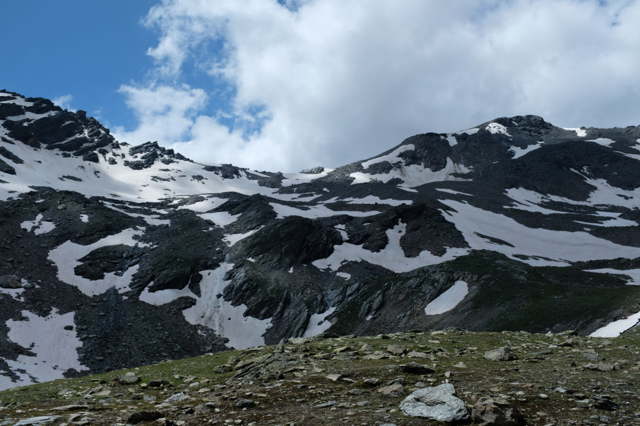 Rückblick zum Madritschjoch