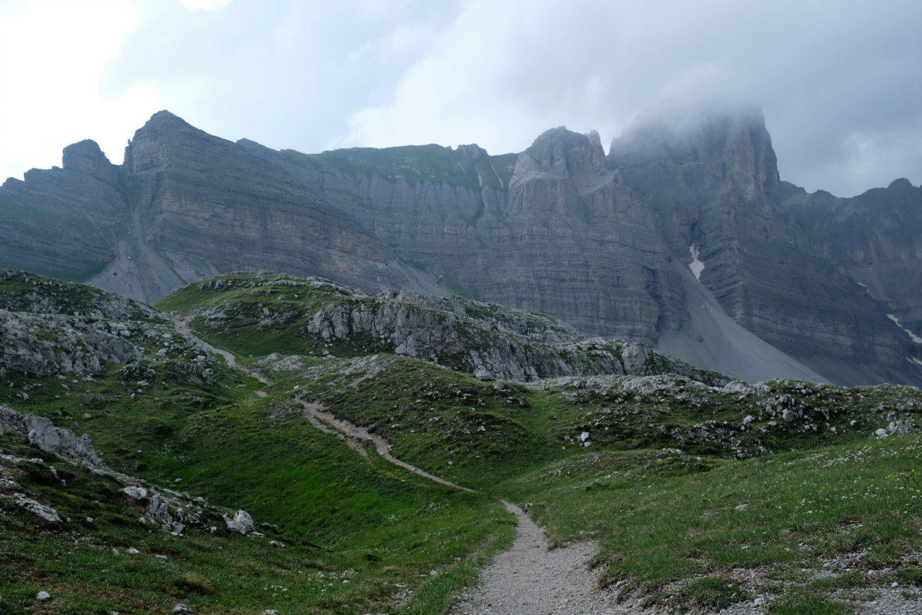 Weg zum Passo del Grostè