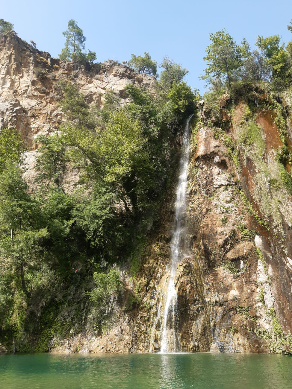 unterer Uçansu-Wasserfall